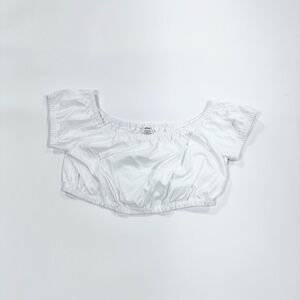 Wilfred Aritzia cropped top shirt L